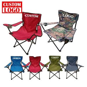 Chaises de plage pliantes portables, chaises de camping hautes, chaise de camping pliante pour pique-nique en plein air - Product Image 1
