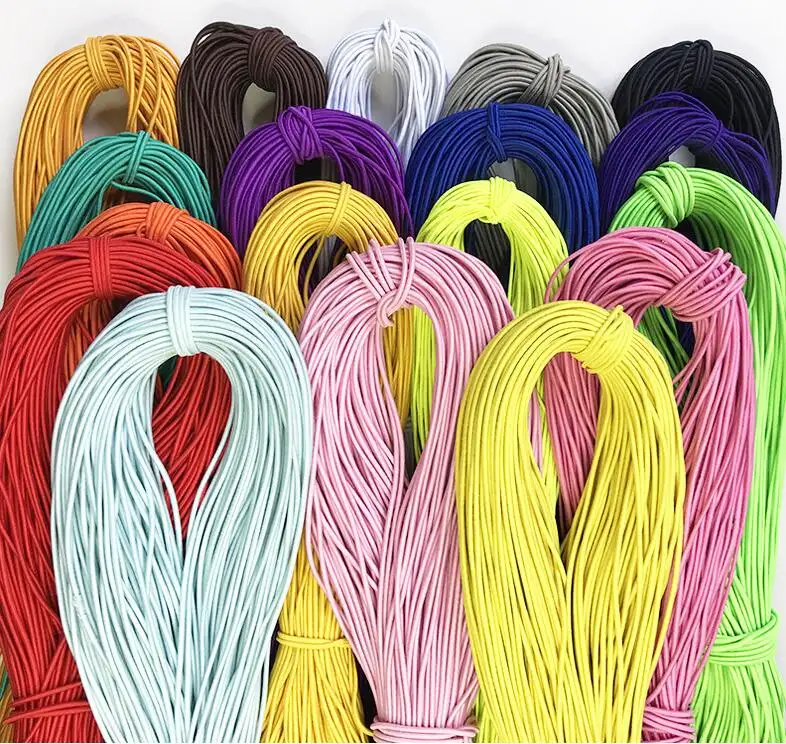 5Mm 2 Mm 12Mm String Discussie Band Latex 1/8 "1/4 4Mm Trekken Rubber Nylon Stretch Touw 10Mm 2 Mm 3 Mm 3.5Mm Elastische Ronde Bungee Cord