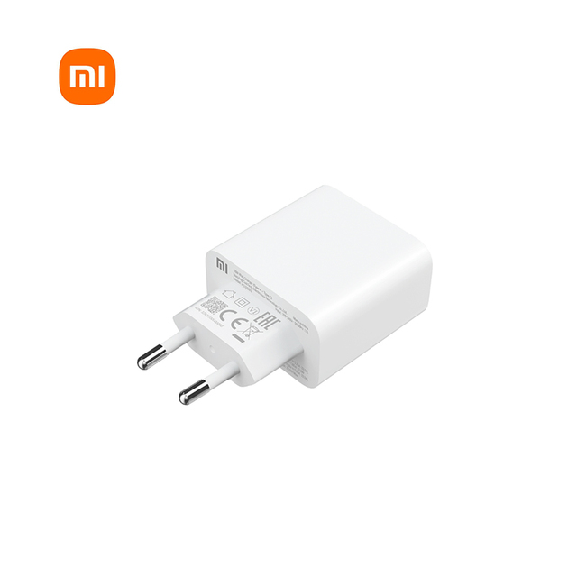 Mi 33W Fast Power Supply Adapter Type-A/Type-C Ports 5V/3A PD3.0 SCP Fireproof Phones/Watches/Earphones/iPad EU/US