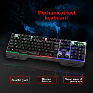 คีย์บอร์ดชิคเล็ตแบบมีสาย USB พร้อมไฟแบ็คไลท์ - Product Image 2