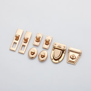 <span class=keywords><strong>Precio</strong></span> de fábrica Personalizar Bolsa de metal Piezas de hardware Twist Lock Moda Bolso Turn Lock - Product Image 1