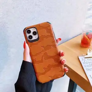 Capa protetora de celular de estilo personalizado, coldre à prova de choque, capa macia de couro para infinix hot 11 play note 11i