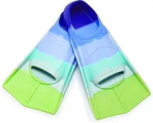 Çocuklar yetişkinler için yüzme yüzgeçleri rahat silikon su sporları yüzme havuzu palet yüzme dalış yüzgeçleri