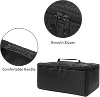 Sac d'insertion pour appareil photo de voyage, organiseur rembourré pour appareil photo, étui étanche et antichoc pour appareil photo reflex numérique et hybride avec séparateurs