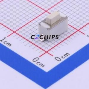 1TS002B-2000-5001-CT Tactile Switch SMD,6x3.5mm Switch Single Pole Single Throw Rectangle Button 2N Vertical Mount - Product Image 1