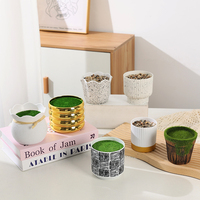Vente en gros de vases artificiels en plastique ornements décoratifs de salon plantes en pot de jardin et arrangements de vases à fleurs artificielles