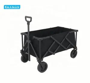 Eaynon Outdoor Collapsible Beach Shopping Foldable Trolley Folding Wagon Camping Carts