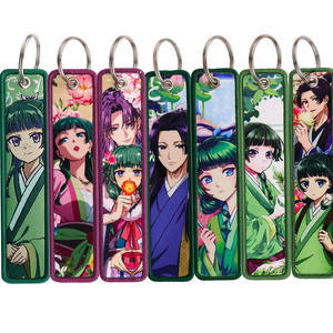 Porte-clés Maomao de l'anime The Apothecary <span class=keywords><strong>Diaries</strong></span>, manga pour hommes, cadeaux et porte-clés de voiture, broderie, porte-clés, bijoux de mode - Product Image 1