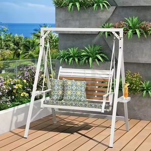 Impermeable al por mayor muebles de exterior jardín <span class=keywords><strong>hamaca</strong></span> <span class=keywords><strong>mecedora</strong></span> con soporte colgante al aire libre Patio columpio - Product Image 4