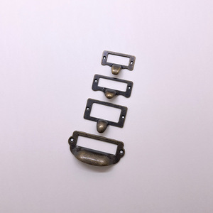 Hong Zun Retro <b>Drawer</b> Handles Zinc Alloy Rectangle Surface Mounted Traditional Furniture Hardware - Product Image 4
