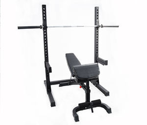 Bangku yang dapat disesuaikan untuk latihan kebugaran angkat berat badan peralatan Gym penurunan miring - Product Image 1