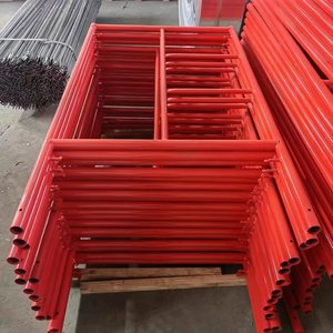 Inşaat için yüksek kalite çerçeve iskele s toz kaplama çerçeve renk boya H çerçeve iskele - Product Image 5