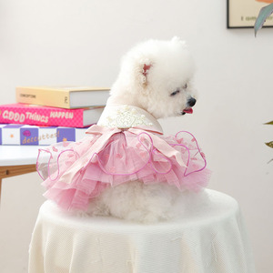 Pretty <strong>Pet</strong> Princess Dress Autumn Winter Dog Warm Dress - Product Image 3