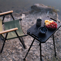 Table d'extérieur pliante portable moderne en alliage d'aluminium-Hauteur réglable légère et écologique pour le camping et les pique-niques