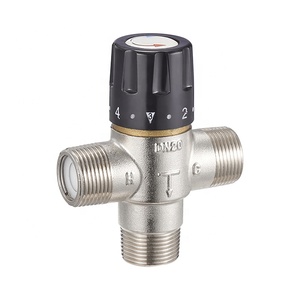 Válvula <span class=keywords><strong>mezcladora</strong></span> de ducha termostática de latón de <span class=keywords><strong>3</strong></span> vías para agua caliente Solar con temperatura constante BJ45004 - Product Image 3