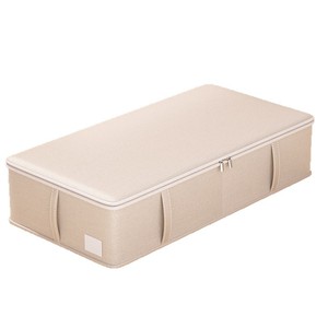 Large Capacity Fabric Box for Clothing Closet Quilt Storage <b>Bags</b> Bedding Organizer Drawer Style Household Use - Product Image 4