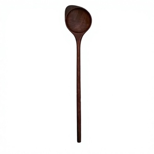 Reusable Natural <b>Wooden</b> Cooking <b>Spoons</b> <b>Set</b> of 2 Kitchen Tools for Stirring Mixing Serving Food Preparation - Product Image 1