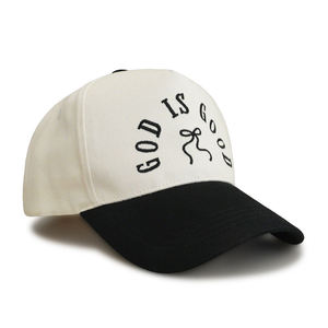 Gorra de Béisbol de 5 Paneles con Logotipo Bordado en Dos Tonos Personalizada, 100% Algodón Twill, Unisex, Deportiva, Ajustable para Adultos - Product Image 3