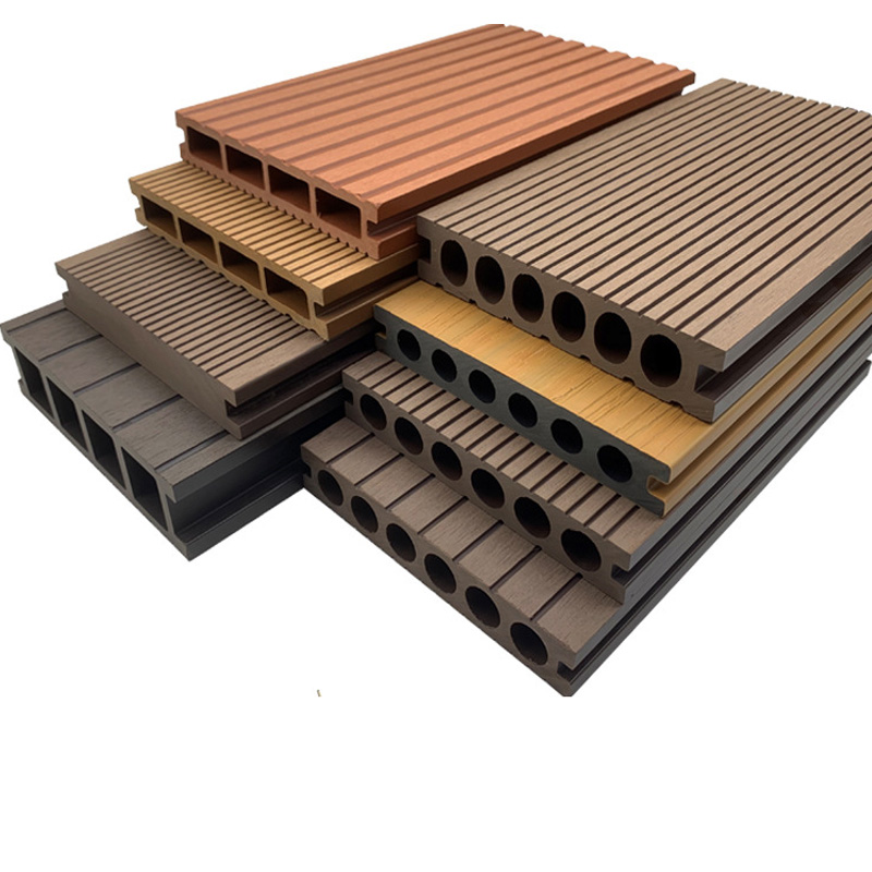 Hollow Wood Plastic Composite Decking Waterproof Outdoor Wpc Decking Floor