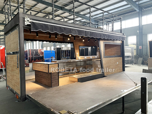 Rue Mobile Remorque Avec Rôtissoire À Poulet Avec Lampe Raster Avec 3 Éviers D'eau Navire Avec La Norme AMÉRICAINE - Product Image 5