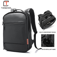 Sac à dos d'ordinateur portable TANGCOOL pour affaires, imperméable, 15,6 pouces, sac à dos décontracté pour voyages, pour hommes et femmes