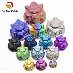 Titst Titan Hex rãnh hạt m6/m8/M10/M12/M14/M16 mặt bích hạt cho xe máy xe đạp xe mặt bích Nut phụ kiện - Product Image 6