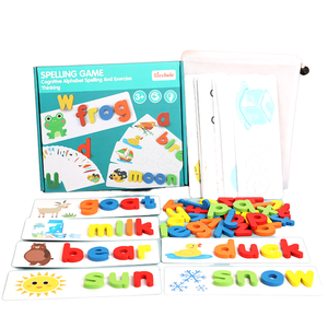 Set <span class=keywords><strong>di</strong></span> Lettere in Legno Montessori <span class=keywords><strong>Gioco</strong></span> Educativo per l'Apprendimento delle <span class=keywords><strong>Parole</strong></span> Prescolare - Product Image 2