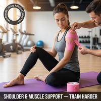 Bande de kinésiologie Rocktape, imperméable, élastique, pour le sport, pour le soutien des genoux, des épaules, des chevilles, soulagement des douleurs musculaires, OEM