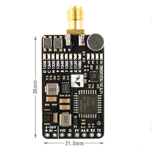 Transmisor FPV Matek System VTX-1G3SE-9 1.2G/1.3GHz 9CH INTL 0.1mW/25mW/200mW/800mW 9g para Carreras RC G Monitor - Product Image 3