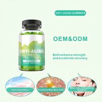 Gummies anti-âge HDK en marque blanche pour la régénération de la peau, antioxydants, OEM ODM, sans sucre, végétaliens, supplément de beauté en gros