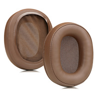 Bantalan Kepala Pengganti Audio Technica ATH M50X M40X M30X, Busa Memori, Pelapis Premium Protein Skin, Bantalan Headphone