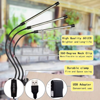 Lampes de culture pour plantes d'intérieur Joystar à 3 têtes, LED rouges et bleues à haut PAR, pour semis, floraison, fruits, IP44, 10 niveaux