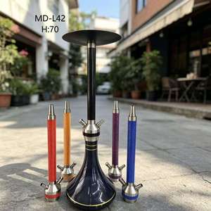 สายสูบบารากุคาร์บอนไฟเบอร์แบบตรง พร้อมปลายสูบชิชา ปลอกคาร์บอน 3K ผิวเงาแบบกระจก อะไหล่ทดแทน - Product Image 3