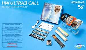 Reloj Inteligente DF EDS HW-W13 ULTRA con Red Completa 4G, Tarjeta SIM, WIFI, Recordatorios de Oración, Calendario Hijri, AMOLED - Product Image 2