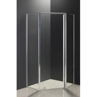 Cabine de douche Type diamant cadre en aluminium cabine de douche vente chaude boîte de douche