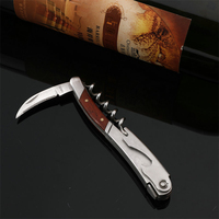 WELLFLYER BO-002-12 Ouvre-bouteille multifonctionnel durable et écoresponsable en acier inoxydable pour vin et bière, vente en gros