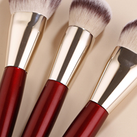 Ensemble de 24 pinceaux de maquillage professionnels personnalisables IPRESTA, poils naturels super doux, autres poignées, visage, lèvres, anticernes, pinceau à raser