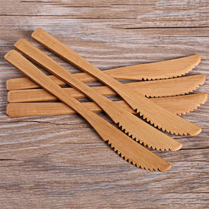 Fourchette à dessert en bambou naturel à trois dents, fourchette à pain et gâteau en bois pour une alimentation saine, ustensile de table - Product Image 5