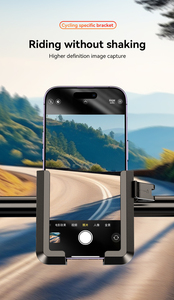 Support de téléphone pour moto avec design compatible caméra, utilisation à une main pour une enregistrement <span class=keywords><strong>photo</strong></span> et vidéo facile - Product Image 3