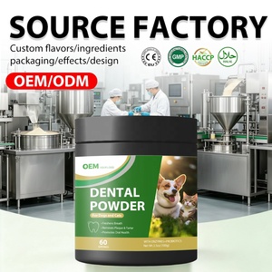 Poudre dentaire OEM/ODM pour chiens et chats – 8 ingrédients en 1, multi-enzymes, élimination de la plaque et du tartre, sans brossage nécessaire - Product Image 1