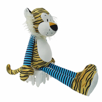 Fabrication d'un cadeau promotionnel jouet tigre mignon en peluche personnalisé jouet animal en peluche pour cadeau