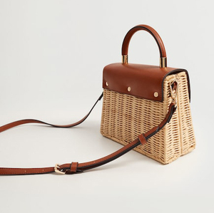 2021 più nuovo Disegno <span class=keywords><strong>Rafia</strong></span> Cestino del Sacchetto Della Signora di Ambiente Amichevole sacchetto tessuto per Le Donne Stile Vintage Borsa Della Signora - Product Image 3