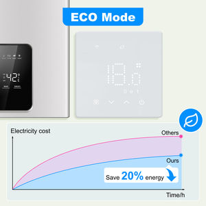 <span class=keywords><strong>Termostato</strong></span> Inteligente Wi-Fi para Caldera de Gas, Pantalla LED, Ecológico, Protección IP20, Funciona con Baterías, Calefacción por Suelo Radiante Hidrónico para Apartamentos - Product Image 4