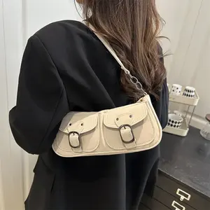Sac à bandoulière rétro à imprimé léopard pour femme, sac de bras pour femme, sacoche décontractée et portable - Product Image 1