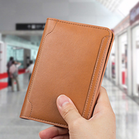 Portefeuille de voyage multifonctionnel personnalisé en cuir PU léger avec impression par transfert thermique pour passeport et cartes – Accessoires de voyage