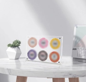 Porte-jetons de poker en acrylique transparent rectangulaire arrondi en gros d'usine pour affichage uniquement - Product Image 3