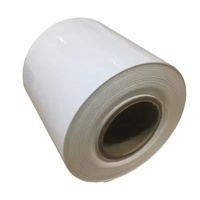 Film adhésif imprimé en PVC acrylique blanc OFRX, imperméable, épaisseur 0,05 mm, pour signalétique publicitaire industrielle, scellement de cartons