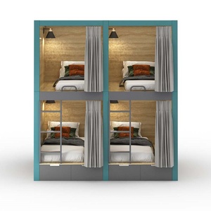 Cápsula de Dormir Moderna Estilo Hotel Japonés, Loft, Cama Doble Insonorizada - Product Image 1