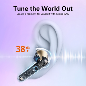 <span class=keywords><strong>2023</strong></span> nouvelle électronique TWS casque intra-auriculaire <span class=keywords><strong>de</strong></span> jeu HiFi écouteurs stéréo avec affichage LED écouteurs sans fil transparents en cristal - Product Image 6