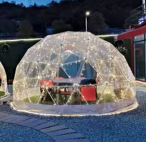 Clear Transparent Waterproof Fireproof UV-Resistant Aluminum Frame Dome Gazebo Tent <b>Expanded</b> <b>Bolt</b> Fixing for Outdoor - Product Image 3